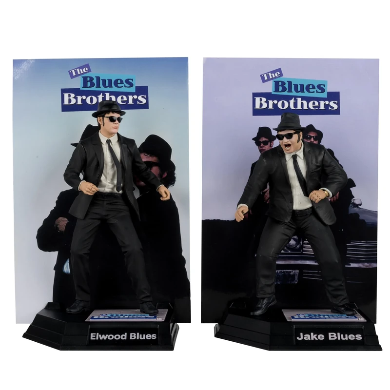 McFarlane The Blues Brothers Jake & Elwood Blues 6in Posed Figure Gold Label 2-pk Toys