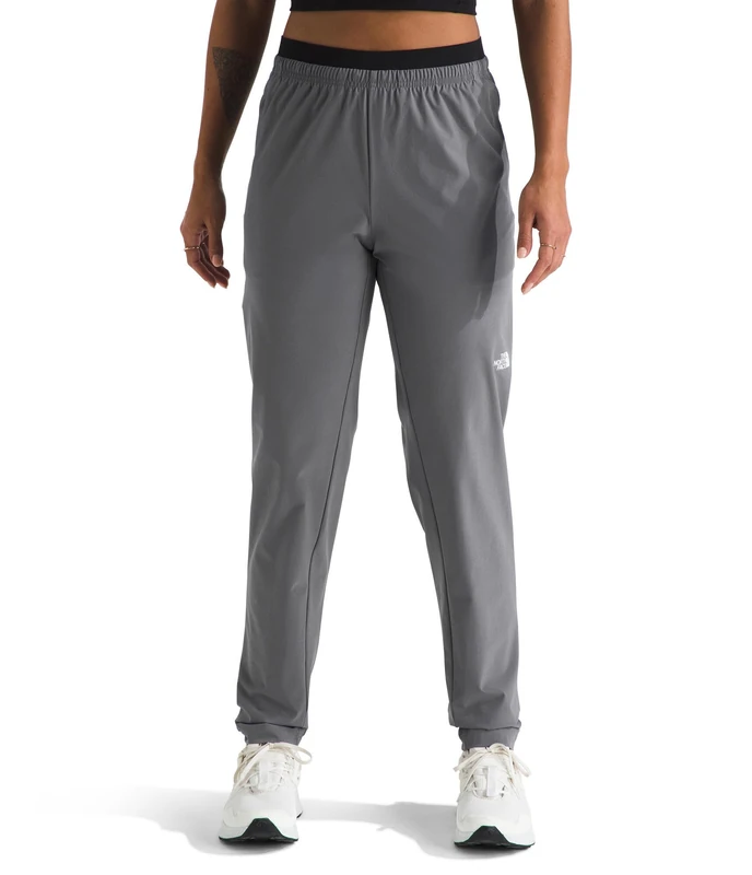 The North Face Women's Reaxion Fleece - EU Reg Sweatpants, TNF Light Grey Heather/TNF White, XXL