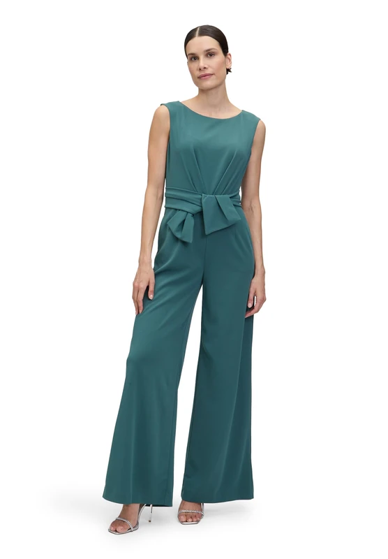 Vera Mont Women's Wide Leg Jumpsuit, Green, 20