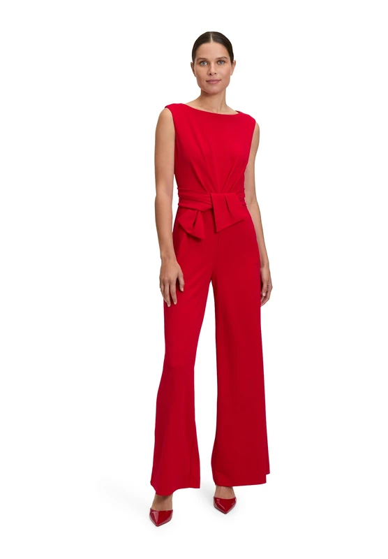 Vera Mont Women's Jumpsuit, Red Rose, 8