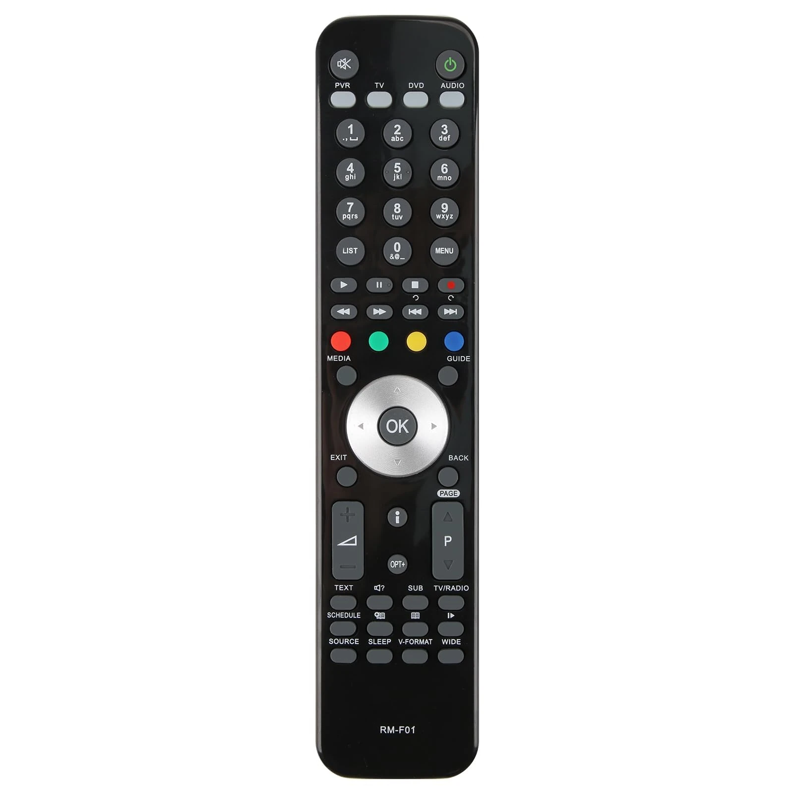 Remote Control Compatible with Humax, No Setup Required Replacement Remote Control HDR Box Recorder for Humax HD Digital TV Recorder Fit for RM-F04 RM-E06
