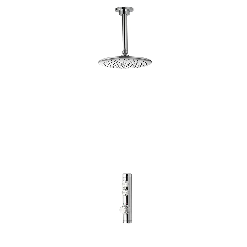 Aqualisa ISD.A2.BFC.23 iSystem Smart Shower Concealed with Ceiling Fixed Head - for Gravity Pumped Systems