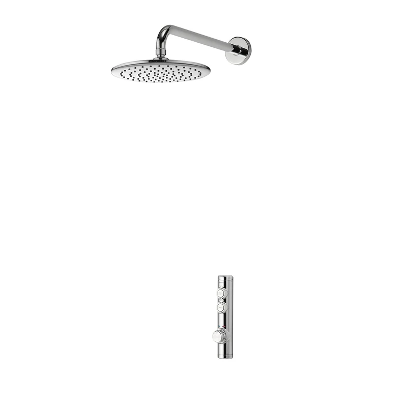Aqualisa ISD.A2.BFW.23 iSystem Smart Shower Concealed with Wall Fixed Head - for Gravity Pumped Systems