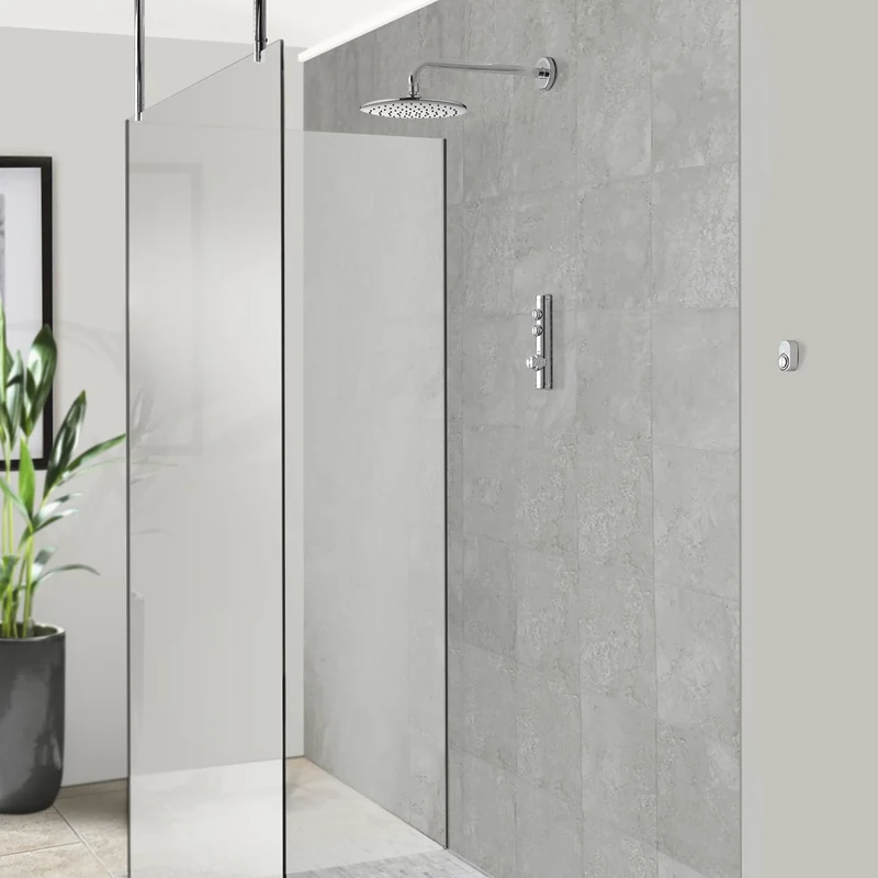 Aqualisa ISD.A1.BFW.23 iSystem Smart Shower Concealed with Wall Fixed Head - for HP/Combi Systems