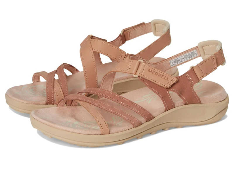 Merrell Women's Harbor Backstrap Sandal, Tan Rose, 8 UK