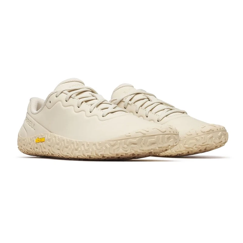 Merrell Women's Vapor Glove 6 Leather Barefoot Casual Shoe, Eggshell, 4.5 UK