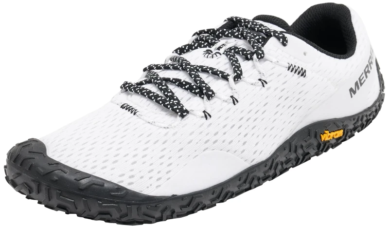 Merrell Men's Vapor Glove 6 Barefoot Training Shoe, White/Black, 9.5 UK