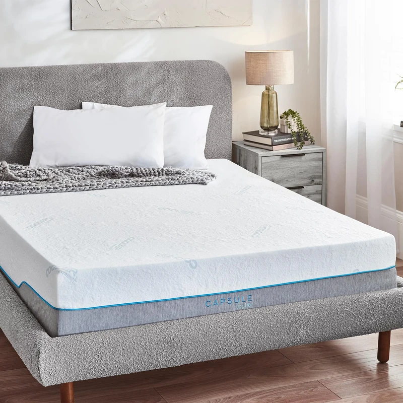 Julian Bowen Capsule Cool 135cm Double Mattress, Foam, White