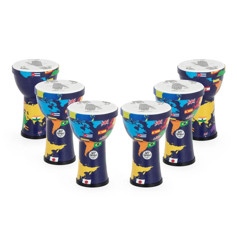 Percussion Plus World Slap Djembe 6 x 6" pack - pre-tuned