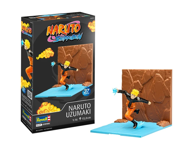 Revell 06789 Naruto Uzumaki 1:16 Scale Click System Model Kit