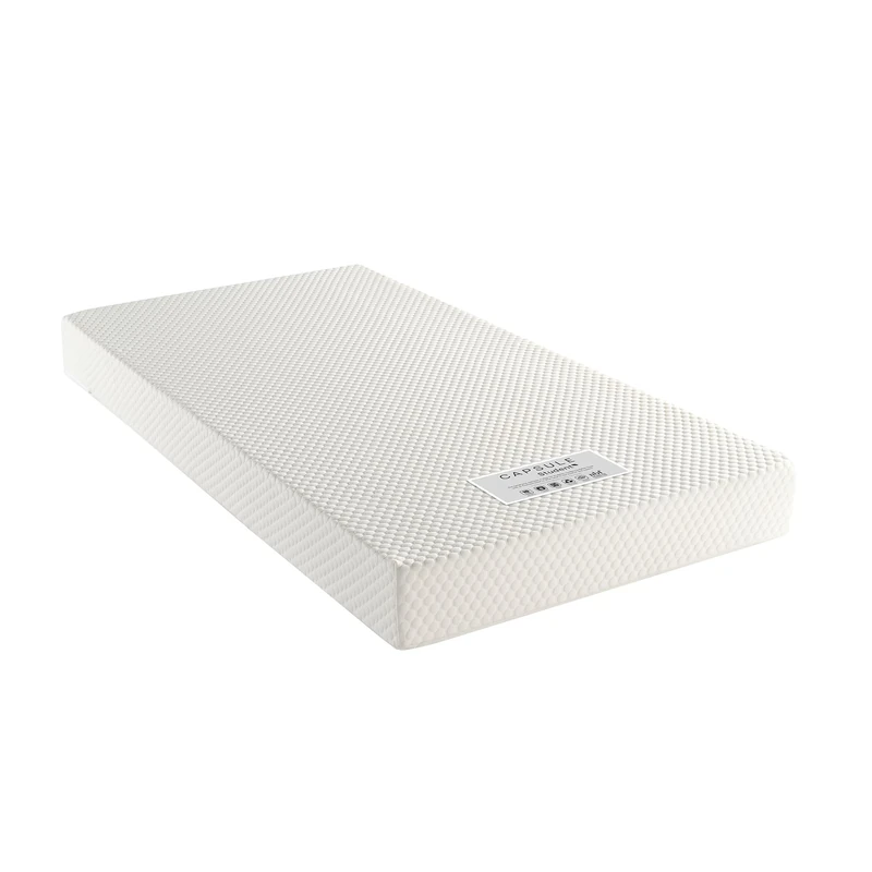 Julian Bowen Capsule Student 90cm Single Mattress, Foam, White