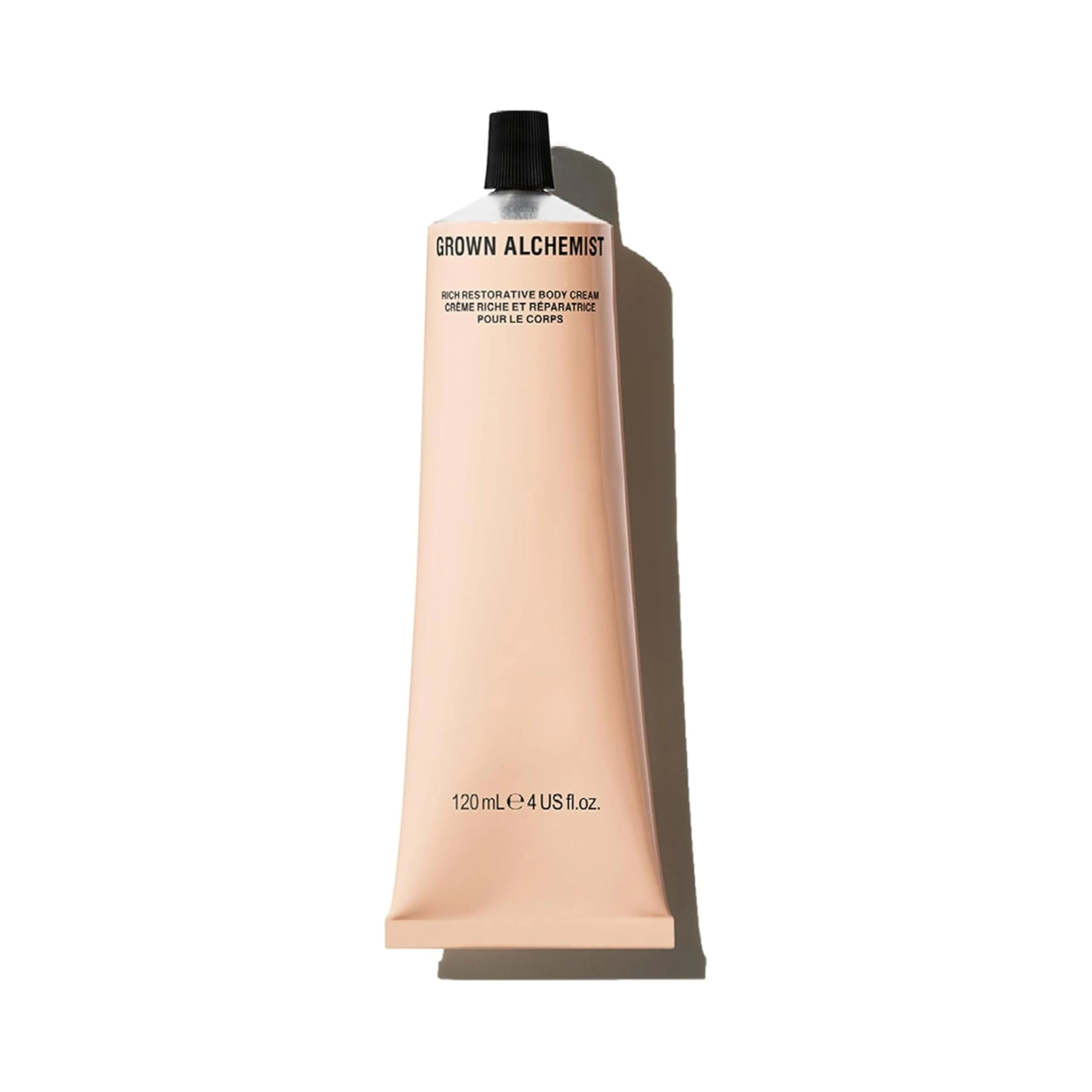 Grown Alchemist Rich Restorative Body Cream 120ml - Rosa Damascena and Sweet Orange, Bioactive Natural Body Skin Care, Deeply Hydrating Moisturiser, Sooth Dry Skin, Firming, Tightening Lotion