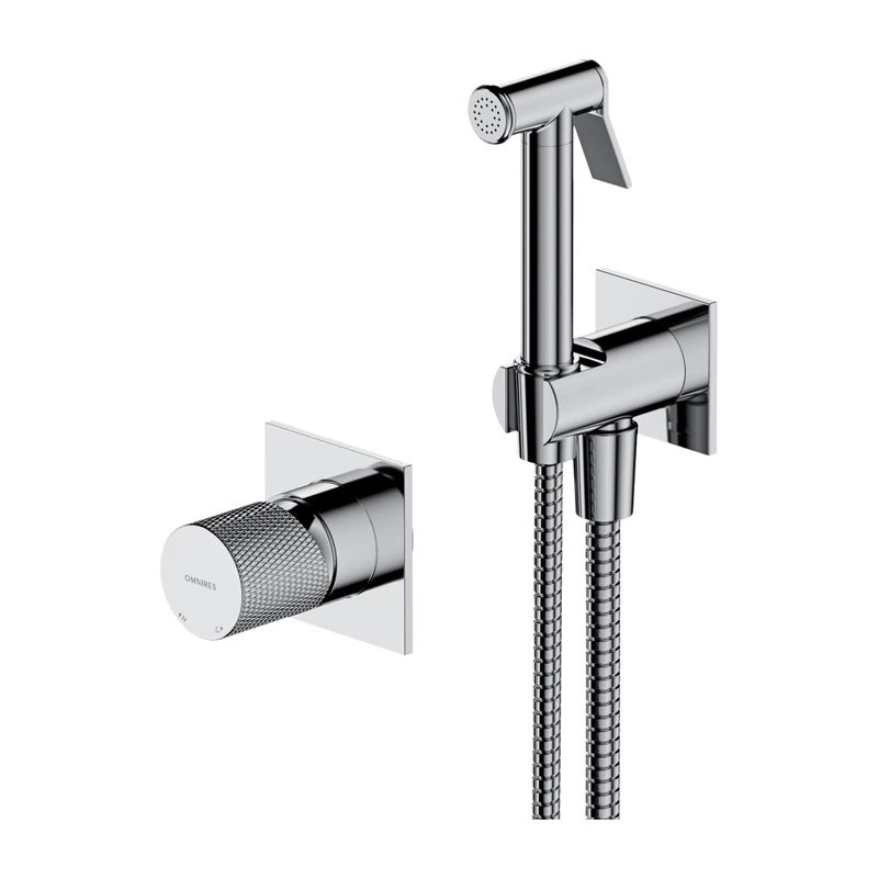 Omnires Bidet System which is Mount Under The Plaster Contour - Chrome - SYSCTBI1CR