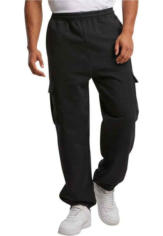 Urban Classics Men's Tb7271-90 s Cargo Sweatpants, Black, XXL