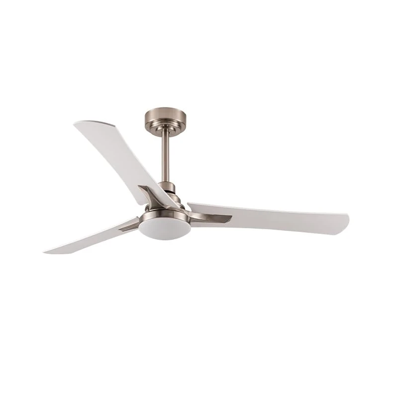Eden pulse Fan nickel 3 blades white/beech 22W, 6 speeds, 3 temperatures, 33.5/46x132x132 cm