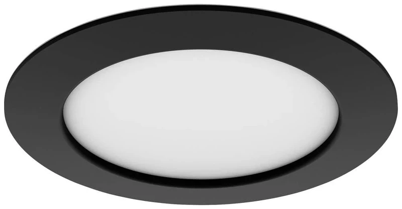 Philips Hue Smart Slim Recessed Light, 170 mm, White & Coloured Light, Bluetooth Compatible, Voice Control with Alexa, Apple Home & Google Assistant, Black - Image 1