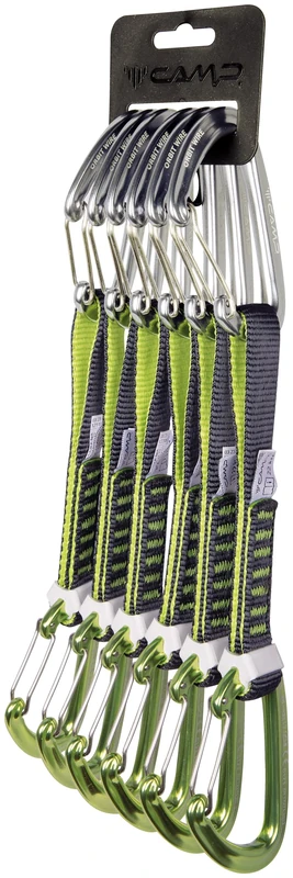 C.A.M.P. - Set of 6 Orbit Wire Express KS 18 cm, Green - Grey