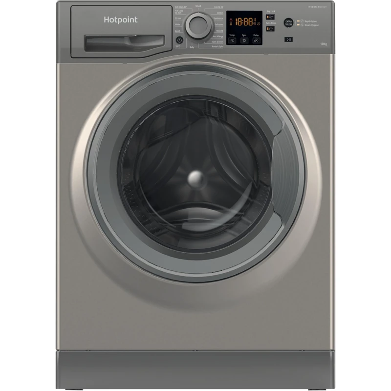 Hotpoint Anti-stain NSWM 1046 GG UK 10 kg Washing Machine - Graphite