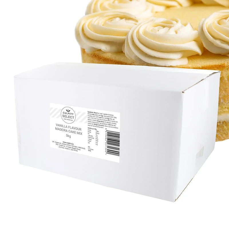 Culpitt Select Vanilla Cake & Cupcake Mix | 5kg | Madeira Cake | Easy, Reliable, Delicious, Bakes For Celebration Sponge Cakes | Made in UK