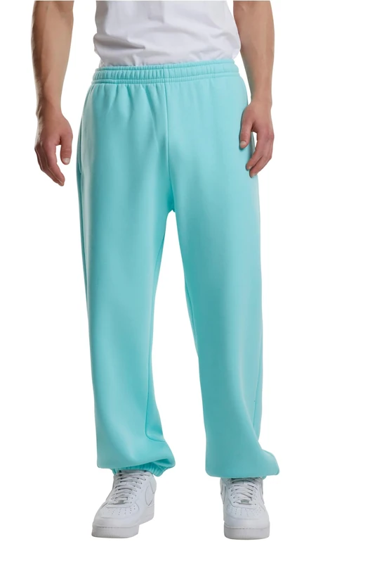 Urban Classics Men's Tb7285-fluffy Trackpants Sweatpants, Beryl Blue, 3XL