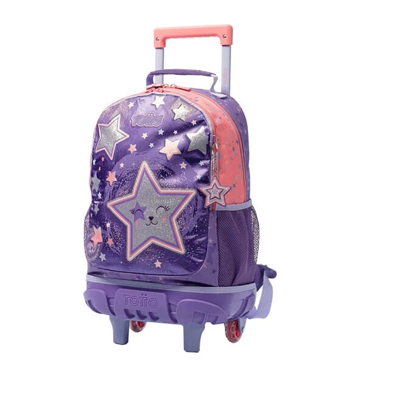 TOTTO MJ03STC005-2410-4Q8M, Unisex Children's Backpack, Purple, Medium, Berry, Medium