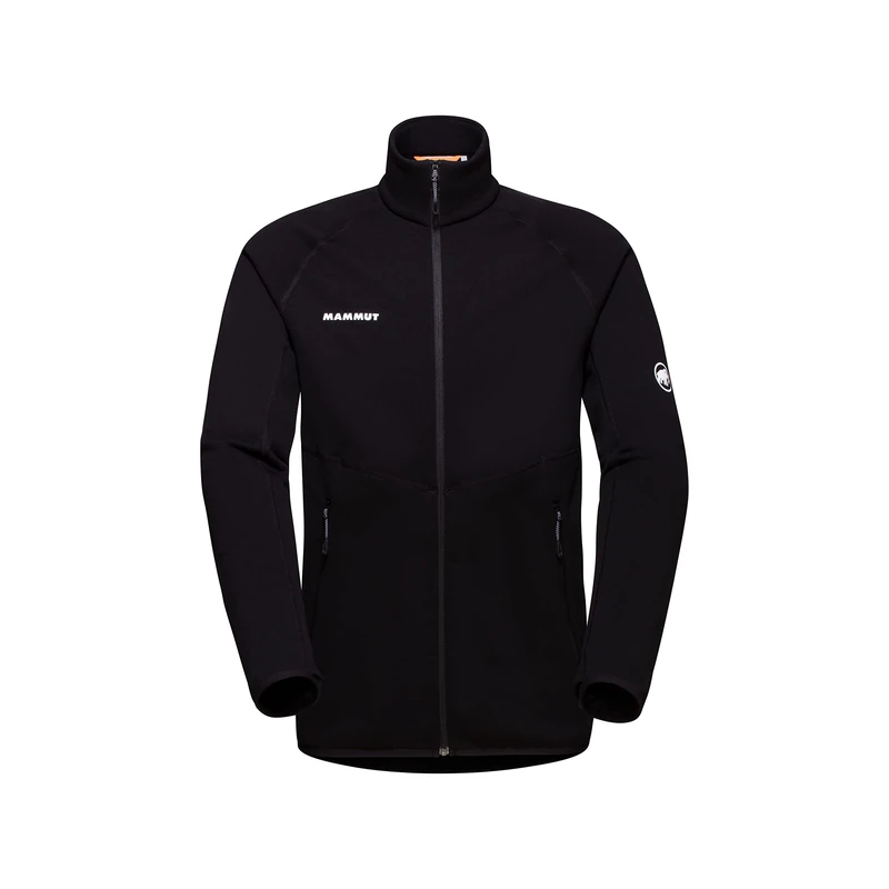 Mammut Aconcagua ML Jacket Men | Outdoor Fleece Midlayer with Zip for Mountain Hiking | Black, M