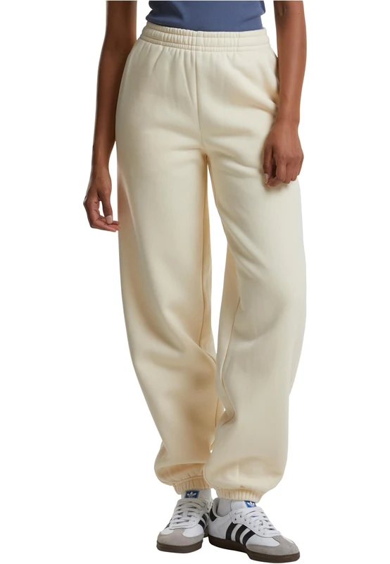 Urban Classics Women's Tb7107-ladies Fluffy Sweatpants, Whitesand, XXXXL