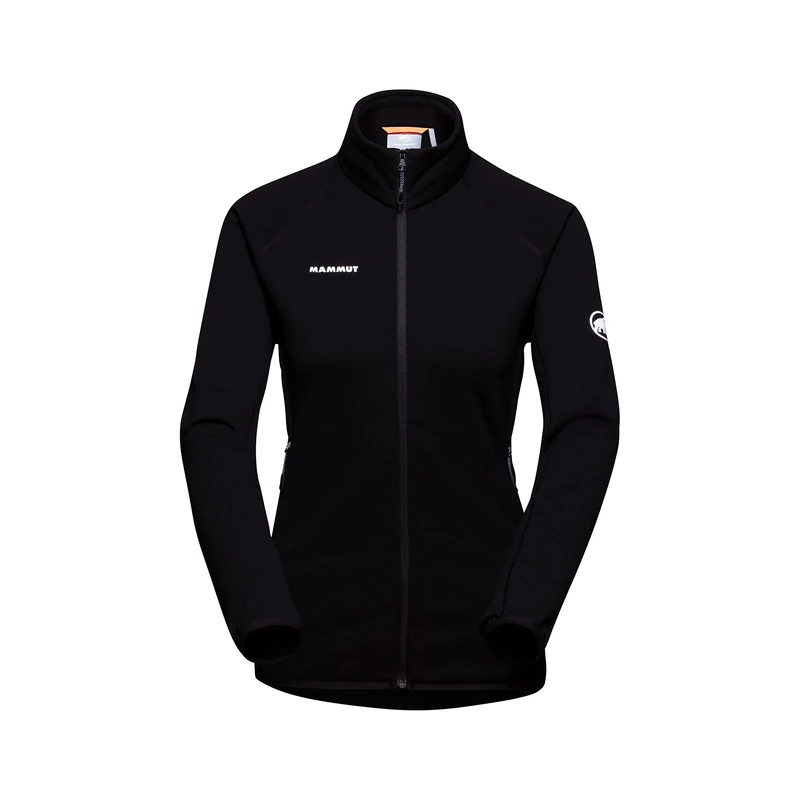 Mammut Aconcagua ML Jacket Women | Outdoor Fleece Midlayer with Zip for Mountain Hiking | Black, XXL