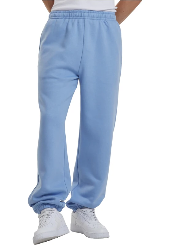 Urban Classics Men's Fluffy Jogging Bottoms, Casual Sports Trousers for Men, Loose Fit, Sizes S-5XL, Powder Blue, 5XL - Image 1