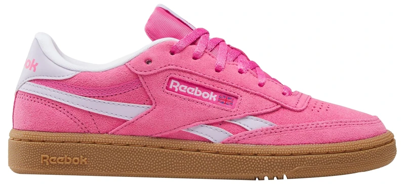 Reebok Unisex Children's Club C Revenge Trainers, True Pink Digital Gleam Gum, 2.5 UK Child