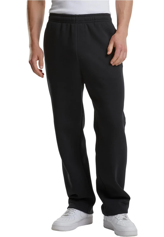 Urban Classics Men's Tb7285-fluffy Trackpants Sweatpants, Black, XXL