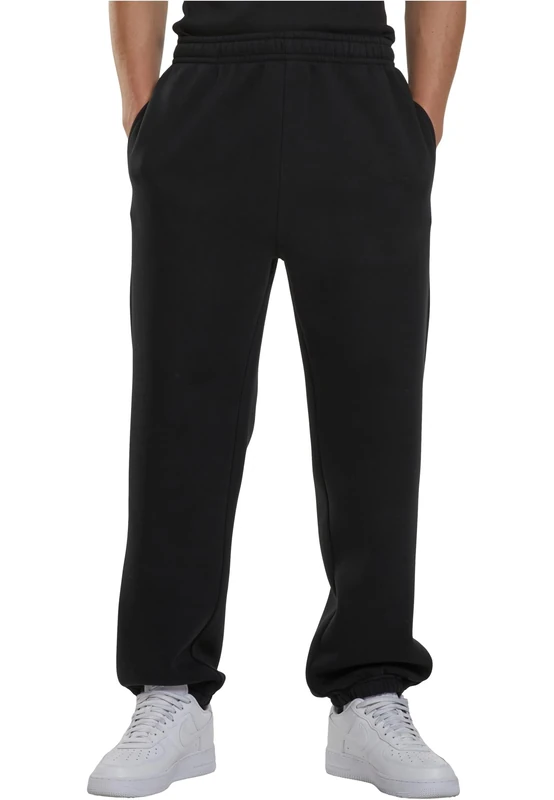 Urban Classics Men's Tb7285-fluffy Trackpants Sweatpants, Black, XS