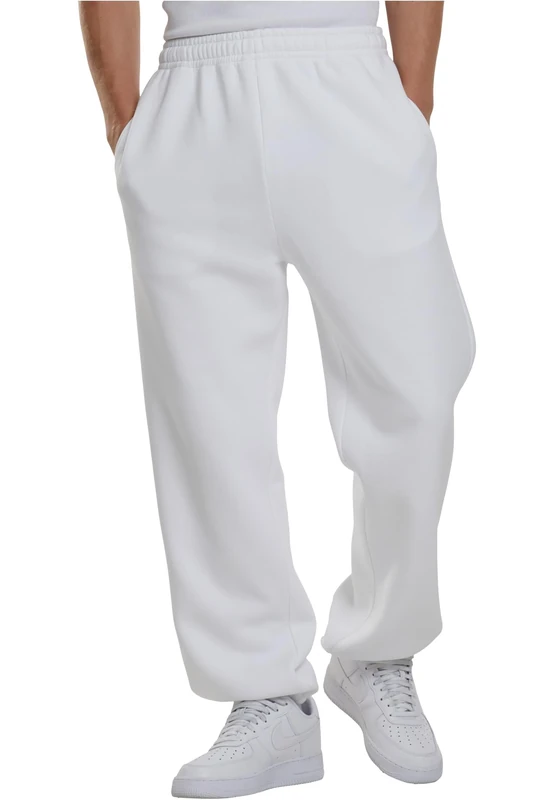 Urban Classics Men's Tb6749-fluffy Sweatpants, White, 5XL
