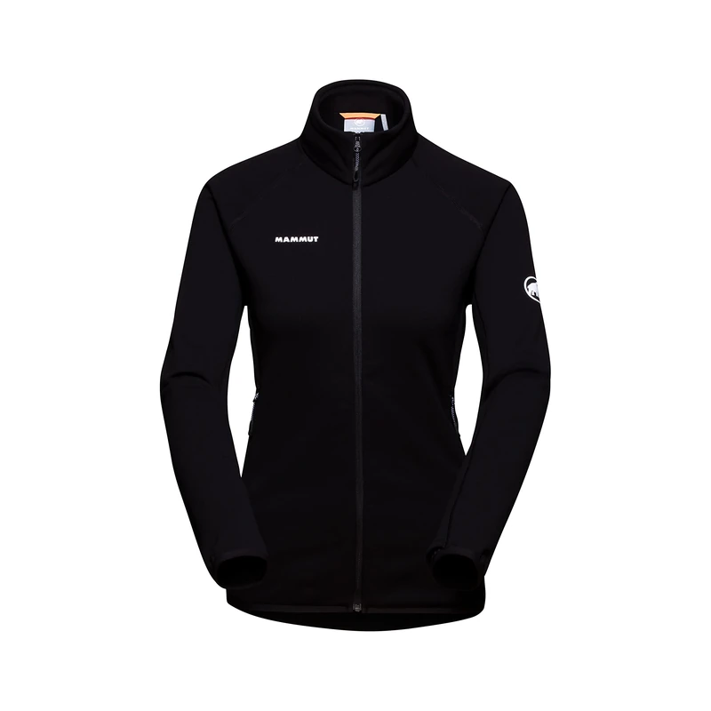 Mammut Aconcagua ML Jacket Women | Outdoor Fleece Midlayer with Zip for Mountain Hiking | Black, XL