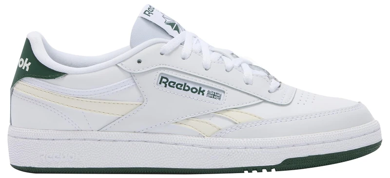 Reebok Mens Club C Revenge Sneaker, White Dark Green Vintage Chalk, 4 UK