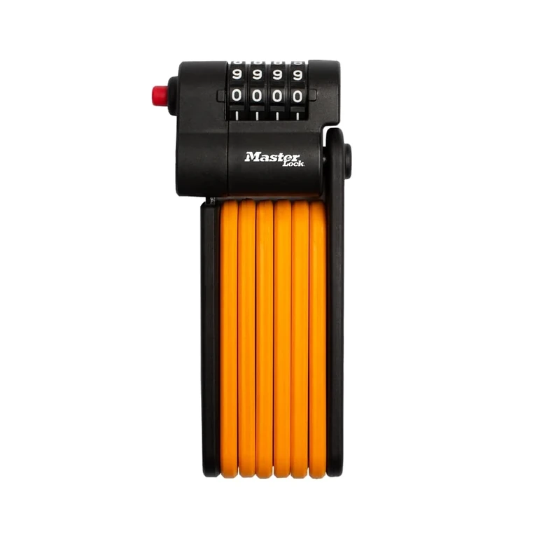 2-1/2ft Hardened Steel Link Folding Bike Lock