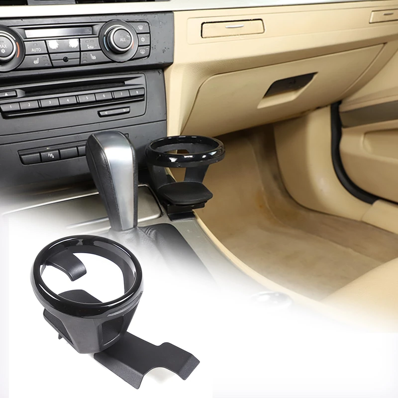 Center Console Water Cup Holder Compatible with BMW 3 Series 2005-2012 E90 E91 E92 E93 325i 320i 318i,Passenger Front Seat Center Console Coffee Drink Cup Holder Expander