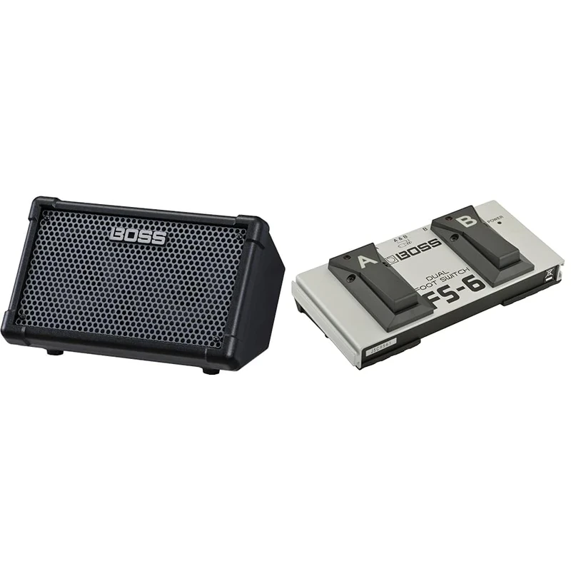 BOSS CUBE Street II Portable Street Performance Amp | CUBE-ST2 & Fs-6 Dual Foot Switch