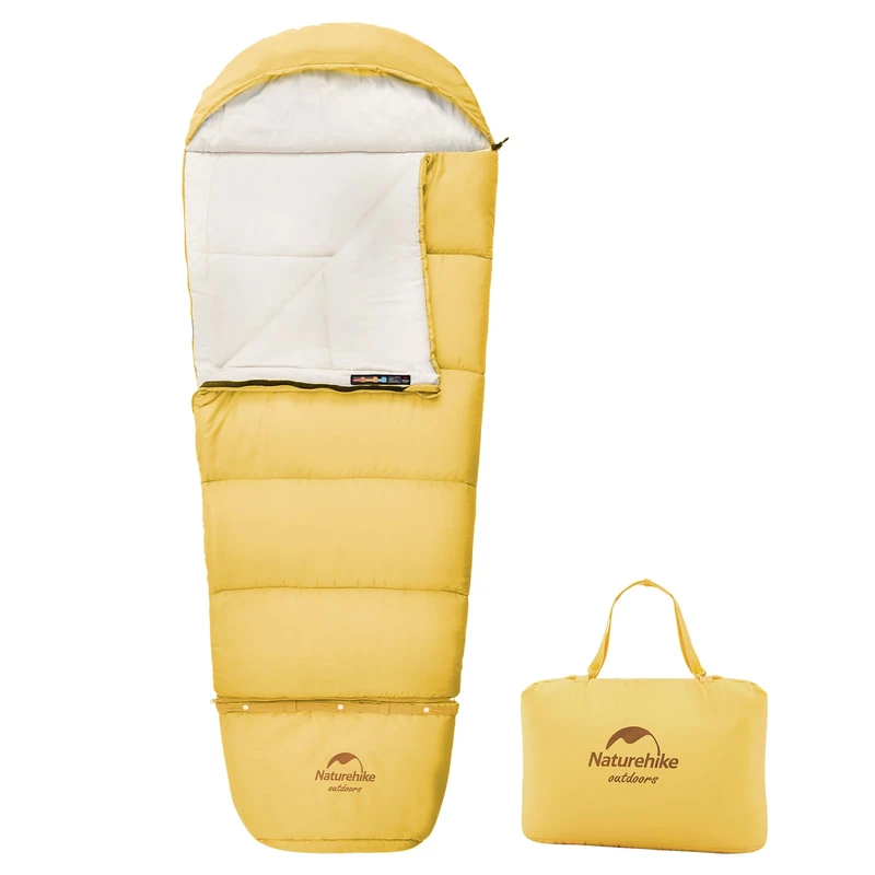 Naturehike Kids Sleeping Bags Outdoor Sleeping Bags for Kids Travel in Spring and Autumn Cotton Sleeping Bags Lightweight Warm Sleeping Bags for Camping