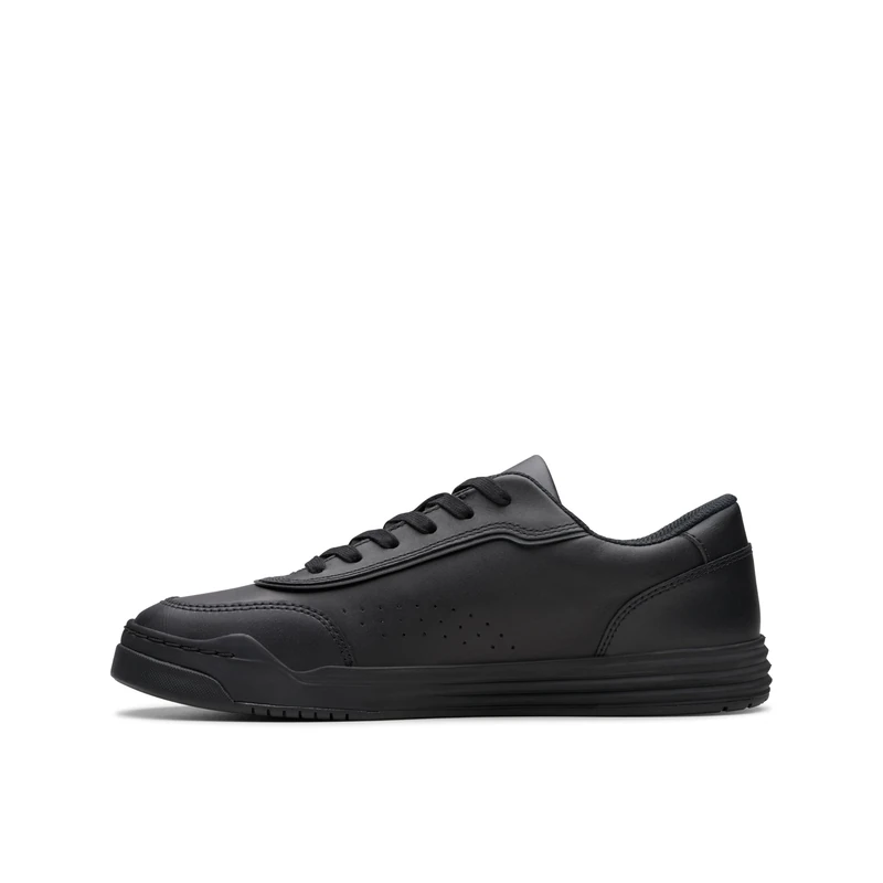 Clarks Urban Solo O Childrens Black Leather, 2.5