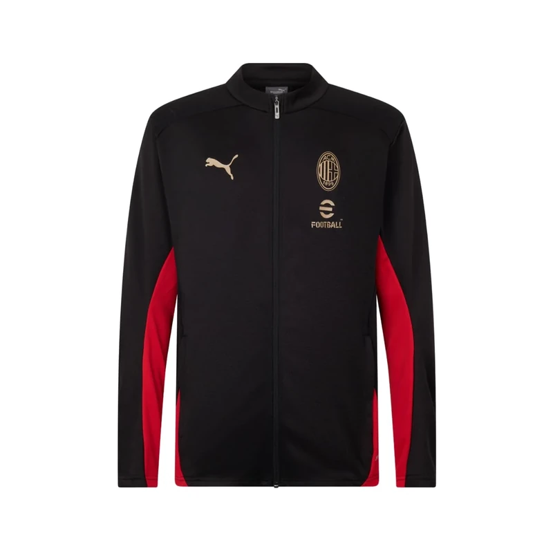 A.C. Milan Giacca Training Jacket, Season 2024/25, dryCELL Technology, Regular fit, Black, XX-Large