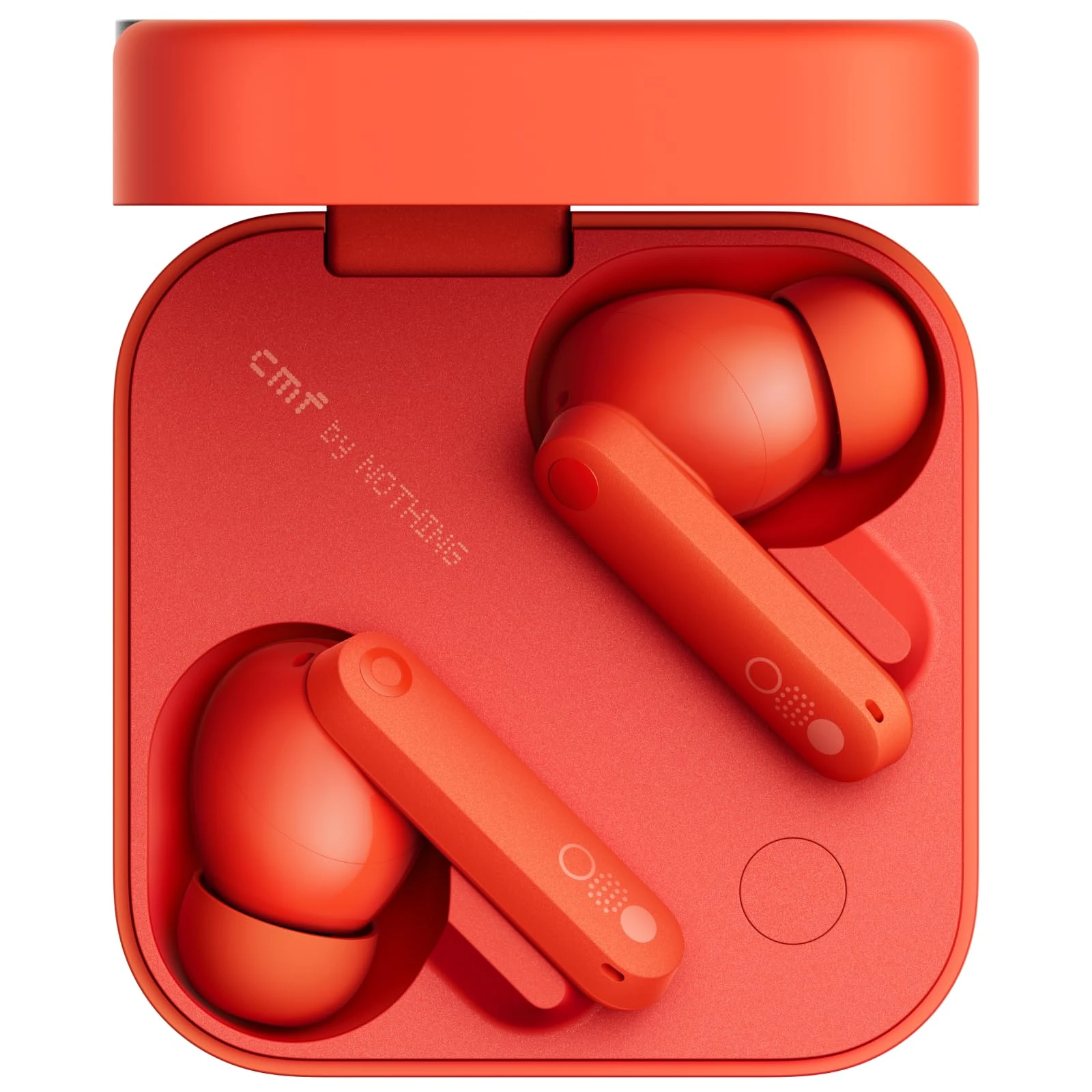 CMF by Nothing Buds Pro 2 Wirelesss earphones with HiFi sound, 50 dB Smart Active Noise Cancellation, 6 HD mics and Spatial Audio - Orange