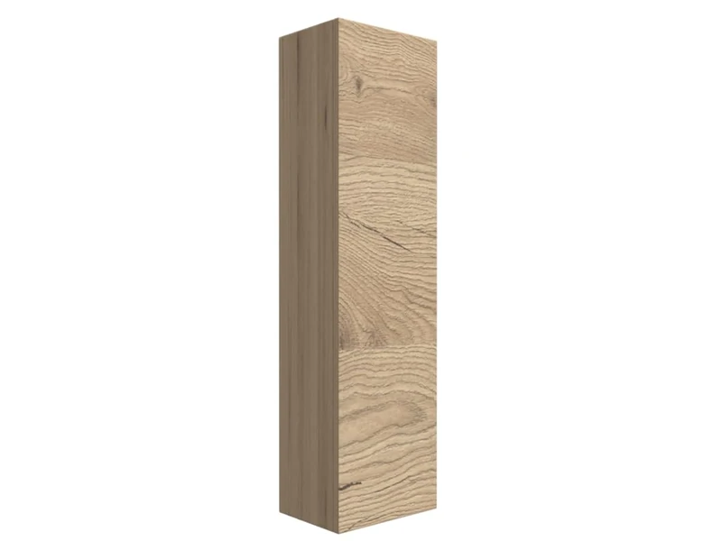 Mama Store Reversible Single Column in Wooden Kit with Push And Pull Opening System, Engineered, Natural Oak, Large - Image 1