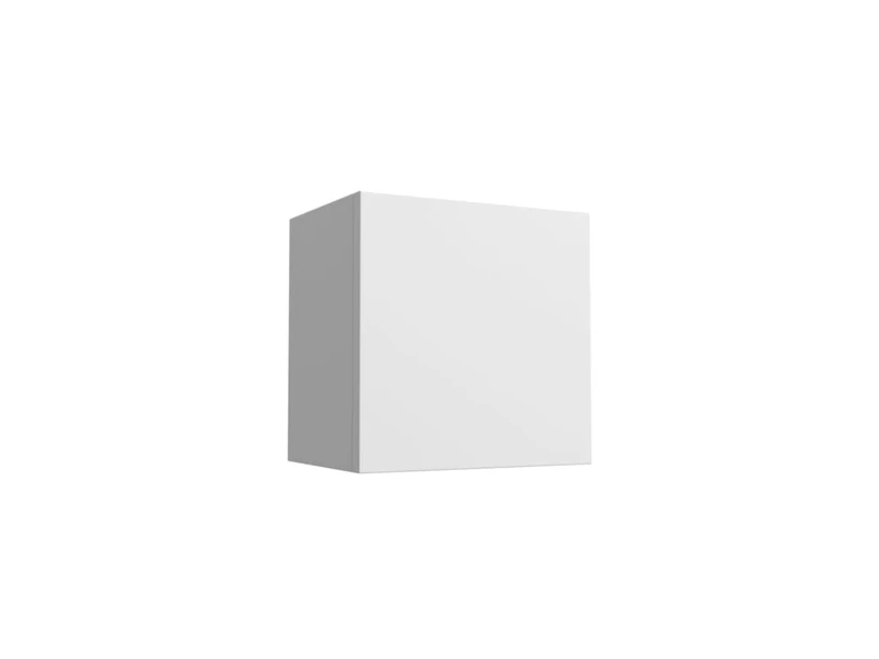 Mama Store Atena Cubotto Shelf with Door in Kit, Glossy White Laminate, L 30 x D 22 x H 30 cm