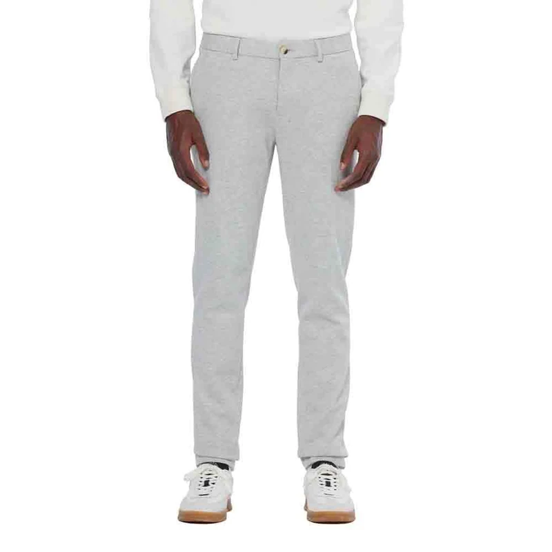 Scotch & Soda Men's Mott Chino, Light Grey, 31-34