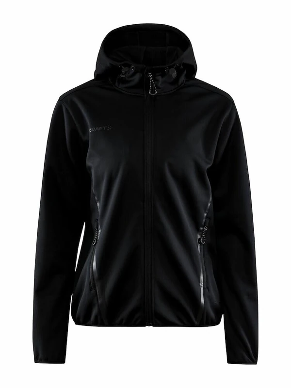 Craft Women's Adv Explore Soft Shell JKT W Jacket, Black, XL
