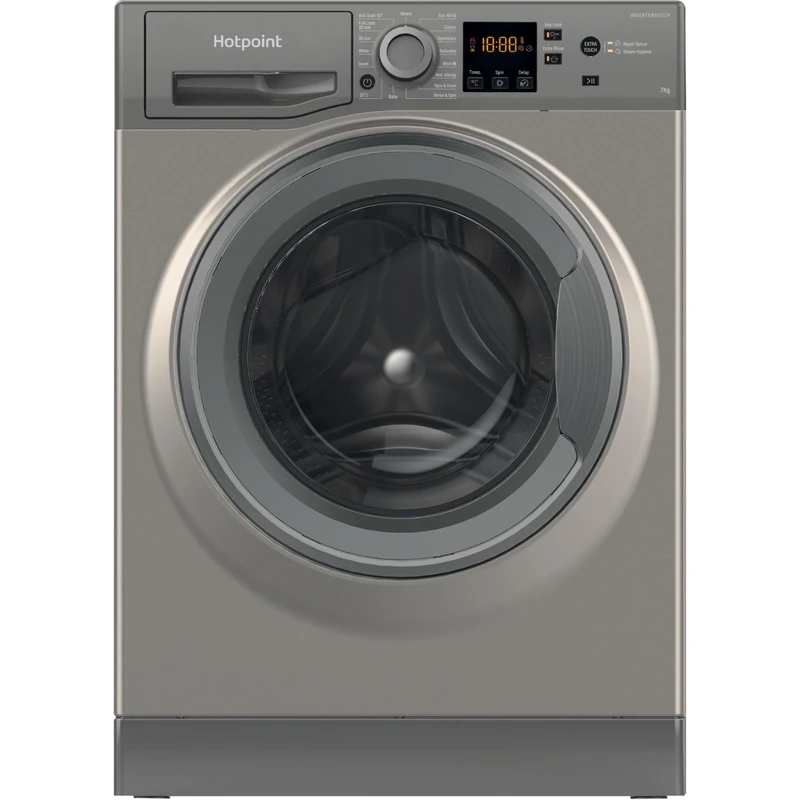 Hotpoint Anti-stain NSWM 7469 GG UK 7 kg Washing Machine - Graphite