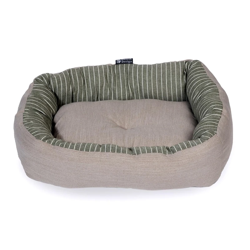 Danish Design Rustic Stripes Sage Snuggle Bed 23in
