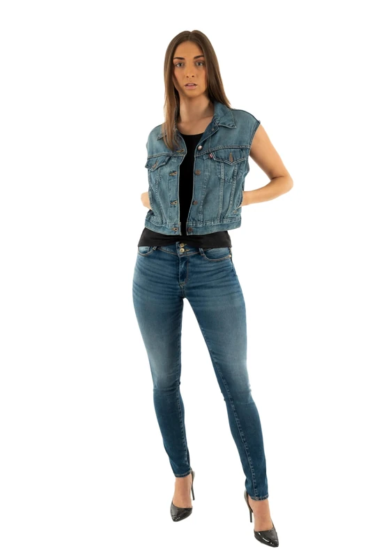 Levi's Shrunken 90S Vest Stop Flaxing Vest