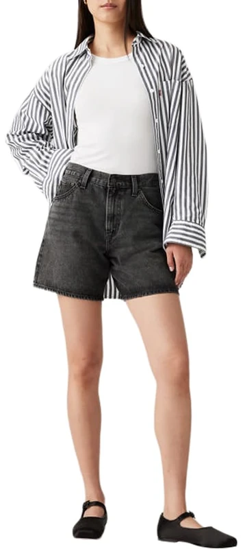 Levi's Women's High Rise Baggy Shorts, Where's My Phone, 31W